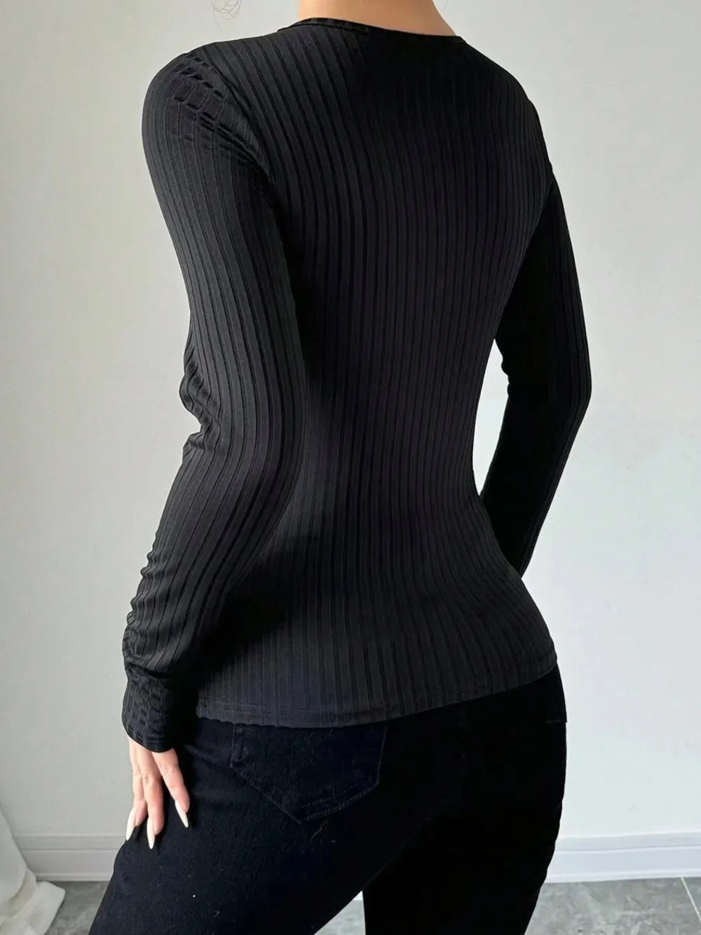 Sexy Mesh Long Sleeved T-shirt