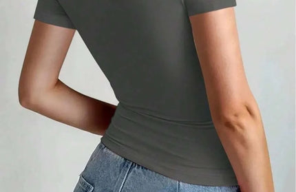 Casual Slim Fit Short Sleeved T-shirt