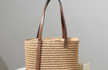 Bohemian Straw Shoulder Bag