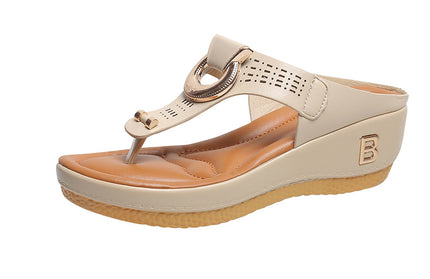 Beach Flip-Flops Wedge Sandals