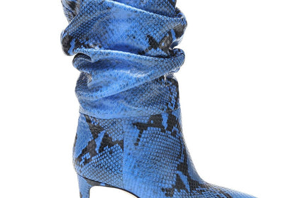 women boots black high heels pointed toe elastic ankle boots heels shoes autumn female sock boots