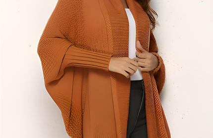 Open Front Batwing Sleeve Cardigan - Hey Love Boutique