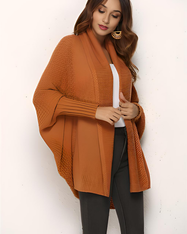 Open Front Batwing Sleeve Cardigan - Hey Love Boutique