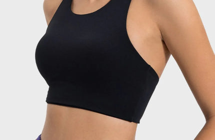 Cutout Round Neck Active Tank