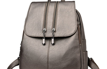 Leather Laptop Backpack