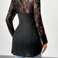 Lace Patchwork Long Sleeve T-Shirt