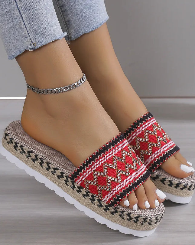 Open Toe Platform Sandals