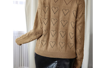 Love Pattern Sweater - Hey Love Boutique