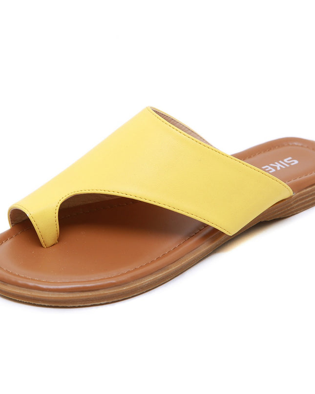 Summer European and American Sandals Beach Large Casual Flat Shoes