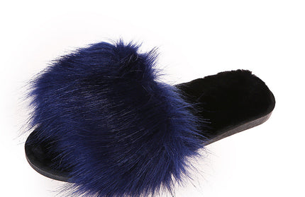 The New Plush Slippers Can Be Worn Outside The Home Plus Size Women's Slippers - Hey Love Boutique