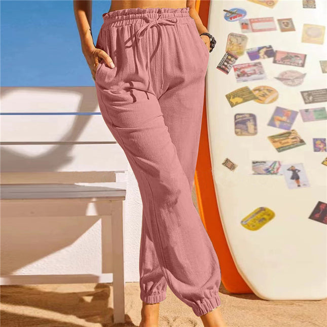 Lotus Leaf Casual Pants