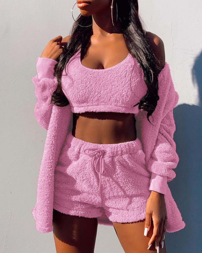 Casual Sweater 3 Pcs Set