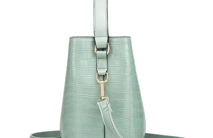 Crocodile Pattern Bucket Bags