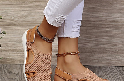 Fly Knit Hot Diamond Breathable Beach Shoes