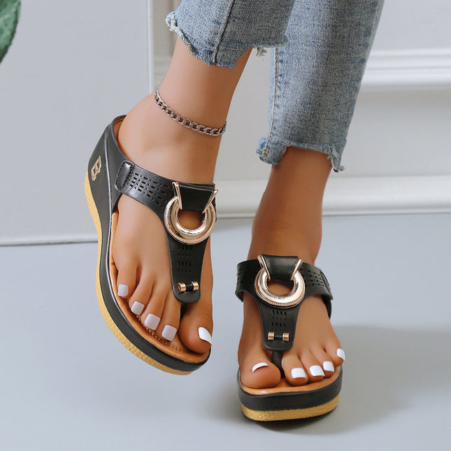 Beach Flip-Flops Wedge Sandals