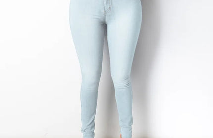 High Waist Thin Jeans
