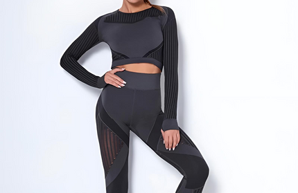 Seamless Push Up High Waist Pants Set