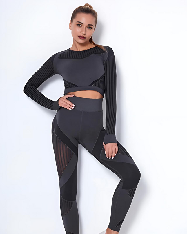 Seamless Push Up High Waist Pants Set