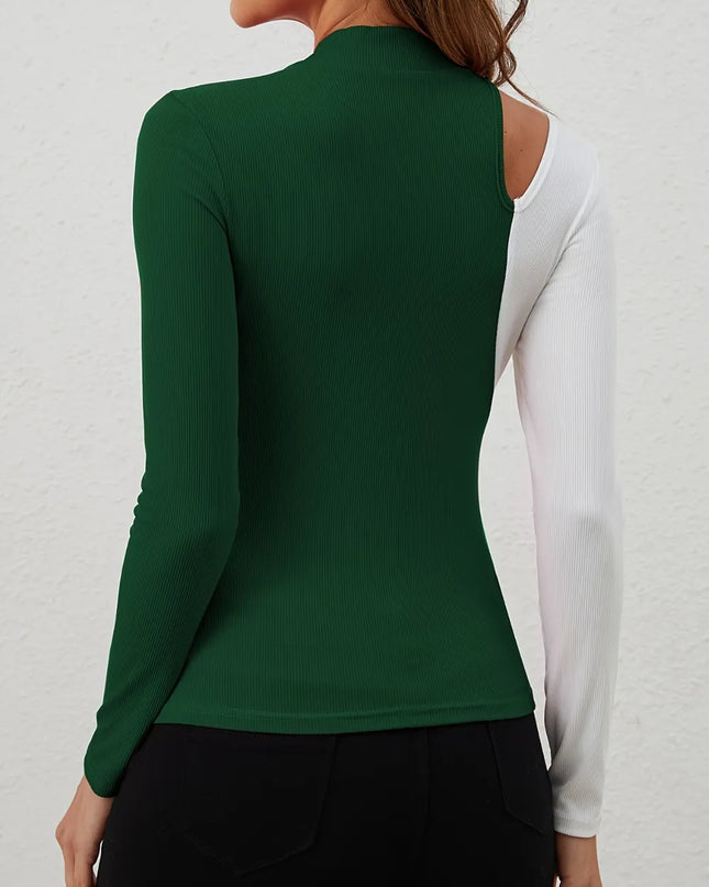 Cut Out Long Sleeved Shirt