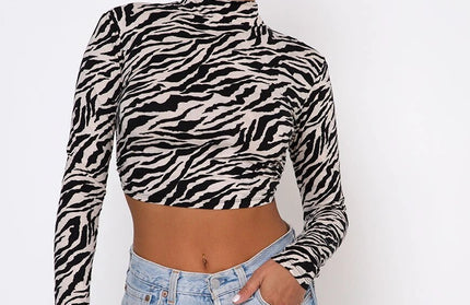 High Street Sexy Backless Crop Top