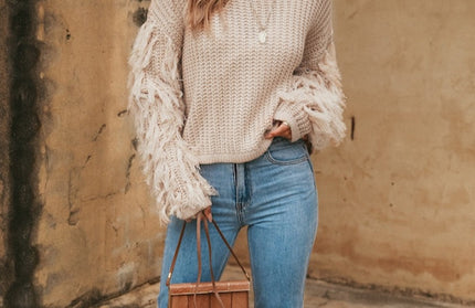 Pullover Loose Sweater - Hey Love Boutique