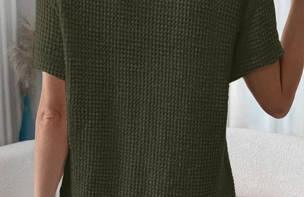 Knitted One Shoulder Sleeved Sweater