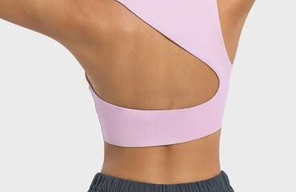 Cutout Round Neck Active Tank