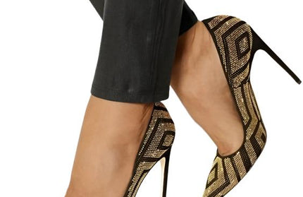 processing time:5-7 days after placing orders--The New Mixed Color Hot Diamond Pointed Toe High Heels Fashion Sexy High Heels