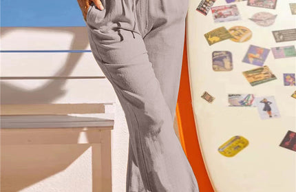 Lotus Leaf Casual Pants