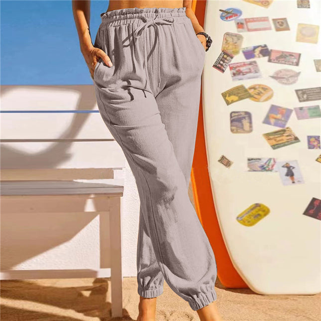 Lotus Leaf Casual Pants