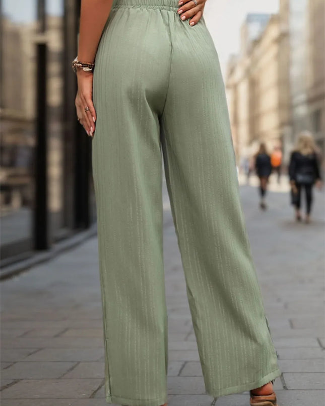High Waist Wide Leg Pants