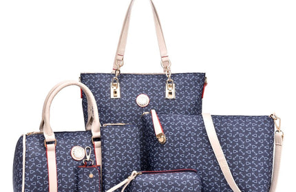 Fish Bone Patterned Six Piece Set