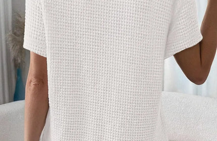 Knitted One Shoulder Sleeved Sweater