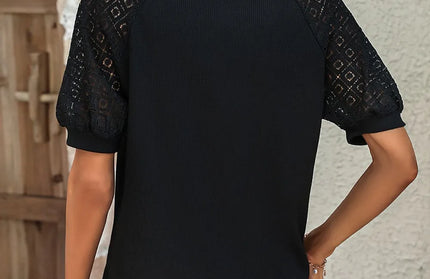 Lace Half Sleeve T-Shirt