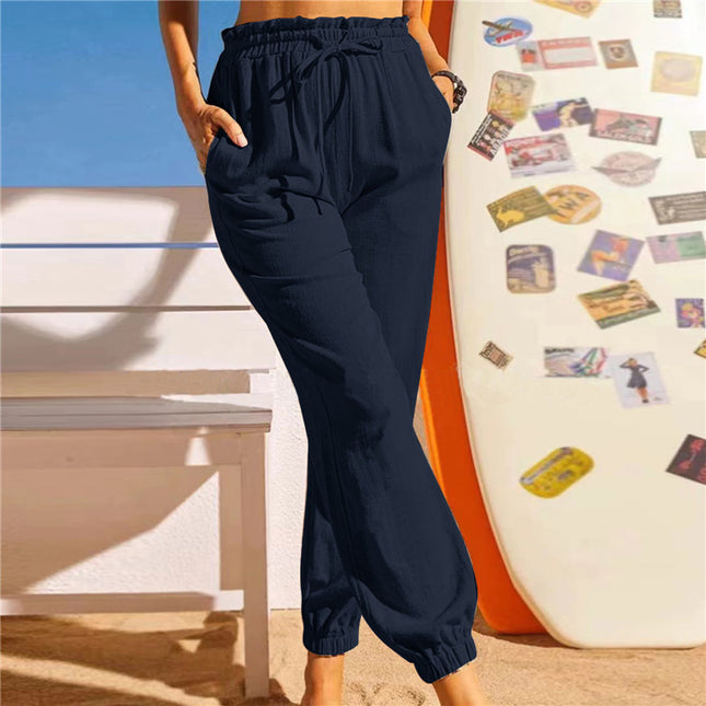 Lotus Leaf Casual Pants