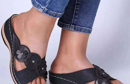 Wedge Versatile Fish Mouth Sandals