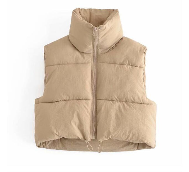 Simple Zipper Vest - Hey Love Boutique