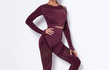 Seamless Push Up High Waist Pants Set