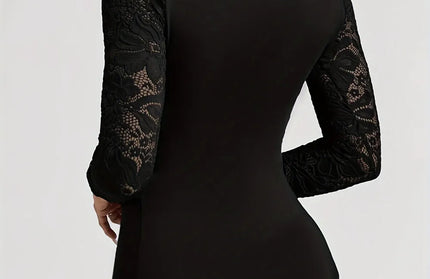 Cross Stitch Lace Long Sleeved T-shirt