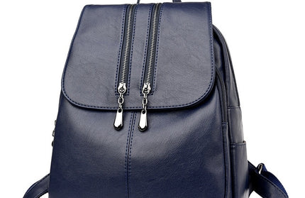 Leather Laptop Backpack