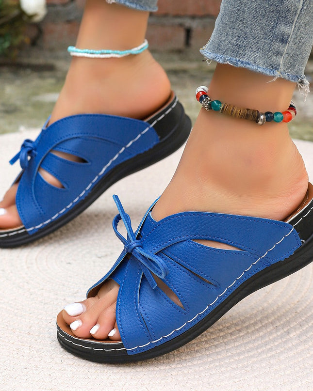Casual Low-Heeled Sandals