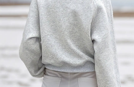 Half Zip Long Sleeve Hoodie