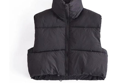 Simple Zipper Vest - Hey Love Boutique