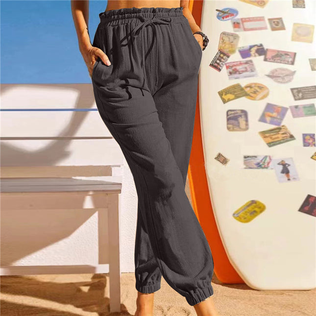 Lotus Leaf Casual Pants