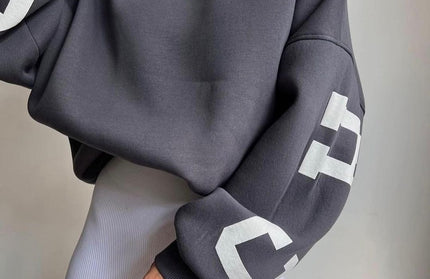 Printed Thickened Versatile Sweater