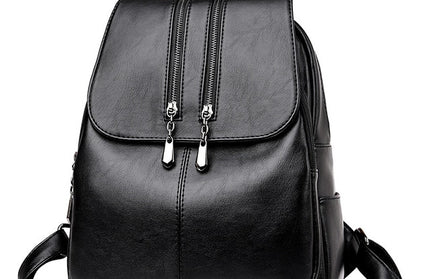 Leather Laptop Backpack
