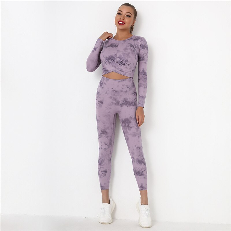 Tie Dye Yoga 2 Pcs Set