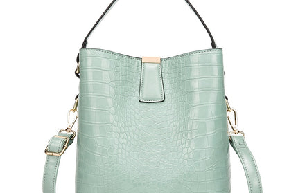 Crocodile Pattern Bucket Bags