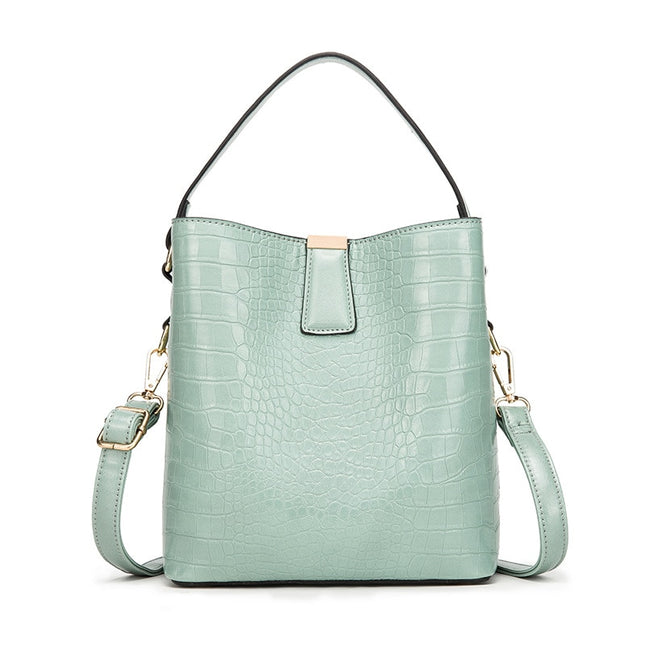 Crocodile Pattern Bucket Bags