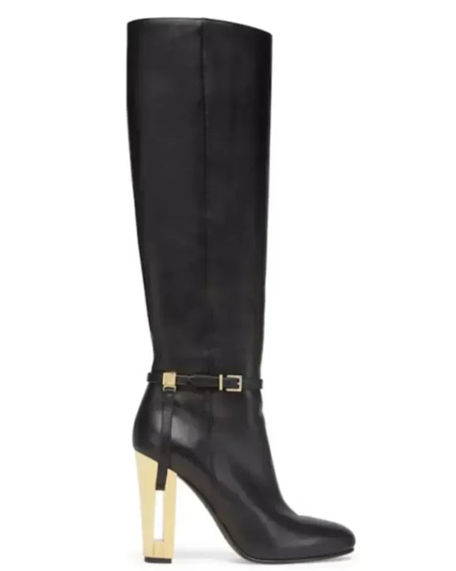 Thick Knee High Boots